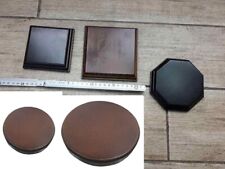 Base legno Quadrata tonda ottagonale 13 o 10  cm  pastori Presepe shepherds crib