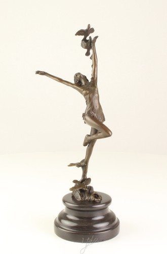 Scultura bronzo figurina - in,