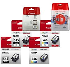 Cartucce di inchiostro originali Canon PG545 CL546 XL PIXMA MX495 MG2555 MG3050 TS3450