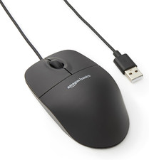 Mouse Ottico Nero Con Cavo USB