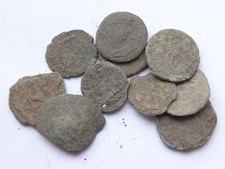 Lotto di 10 monete romane in