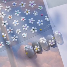 Adesivi Unghie 5D Carini Fiori