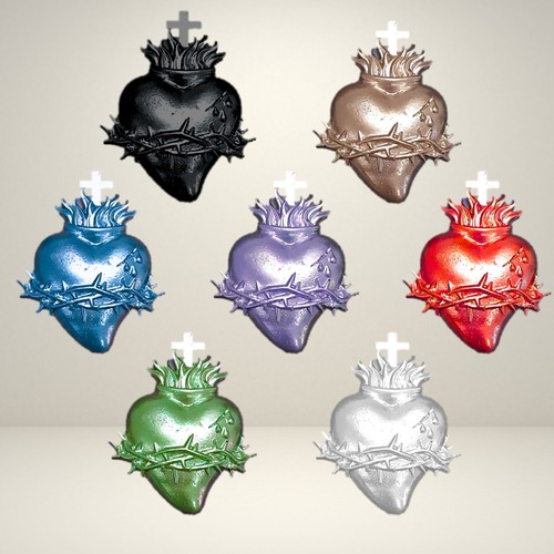 Statua sacro cuore gesù - cuore, di