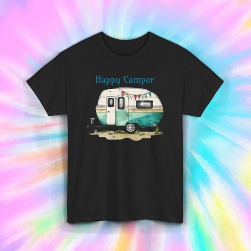 Shirt happy camper - t-shirt,
