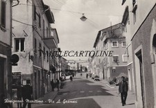 ROSIGNANO MARITTIMO:  Via A. Gramsci  (striscione Vota Comunista)  1974