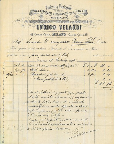 Fattura int enrico velardi - fattura,