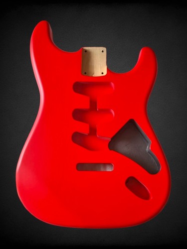 Corpo stratocaster fiesta red - corpo,