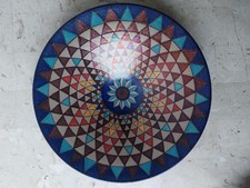 Piatto  A Lustro Delle Sorelle  VIGNOLI ,Faenza 1999