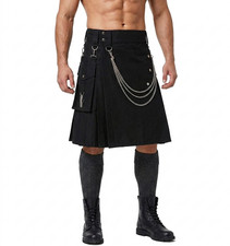 Kilt uomo cargo utility catena