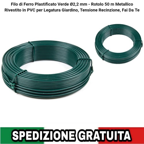 Filo ferro plastificato - filo, di