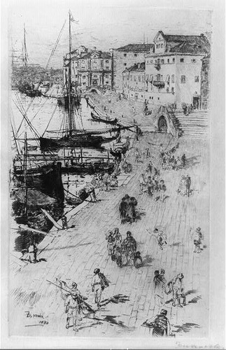 Venezia italia 1880 riva - italia,
