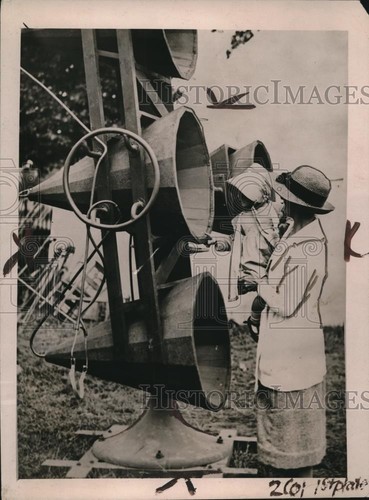 Foto stampa 1922 ascoltatori