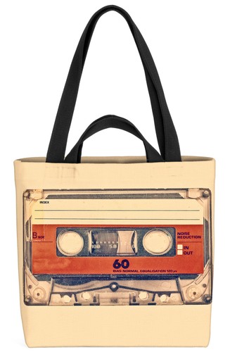 Musica retrò cassetta borsa