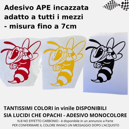 Adesivo ape incazzata - adesivo,
