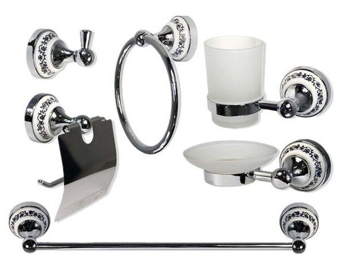 Bagno accessori cromato - x,