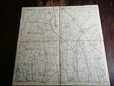 CARTA D'ITALIA MAPPA CARTINA 1894 FONTANELLA BERGAMO CASALE CREMASCO CR