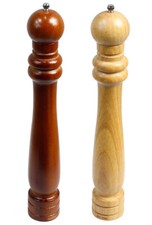 Macina pepe e sale manuale in legno lungo tritaspezie mulino macinatore 43 cm 