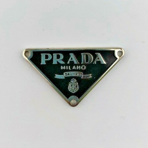 Prada logo targhetta - prada,