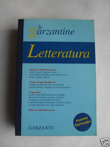Garzantine letteratura 1999 - le,