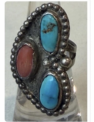 Anello vintage corallo - , e