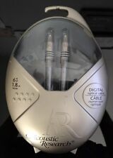 CAVO OTTICO DIGITALE MASTER ACUSTICO RESEARCH AR MS281 6FT NUOVO SIGILLATO