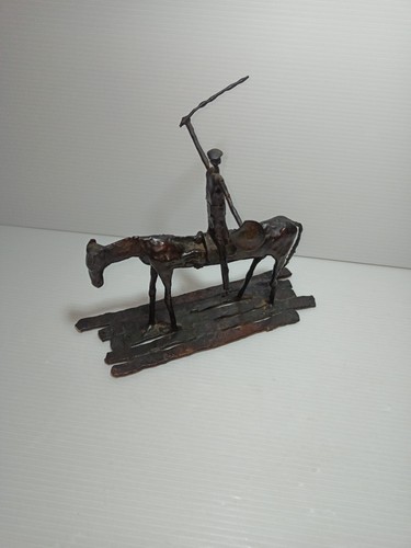 Scultura vintage metallo - scultura,