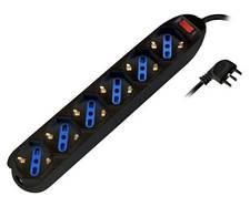 Techly Multipresa 6 Posti