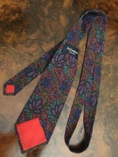 CRAVATTA FIRMATA YVES SAINT LAURENT ORIGINALE IN SETA PURA 100%