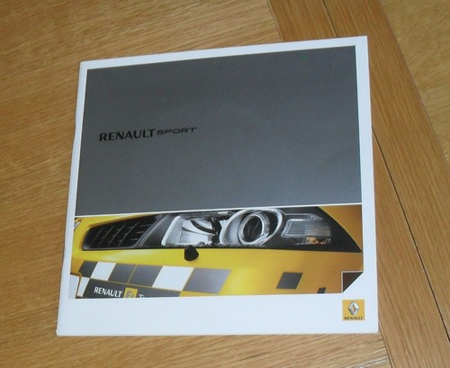 Brochure renault sport 2008 - brochure,