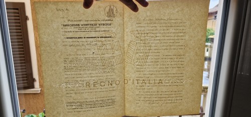 Carta bollata regno italia - bollata, d'italia