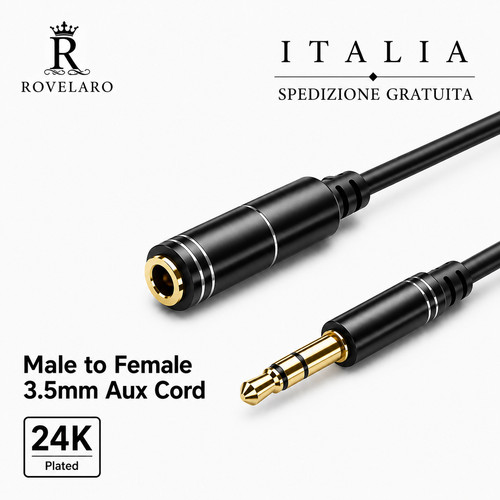 Cavo prolunga aux 5mm jack - cavo, 3.5mm