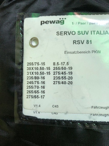 Catene neve servo - da, pewag