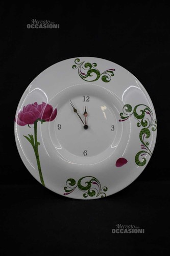 Orologio ceramica bianco - orologio, in