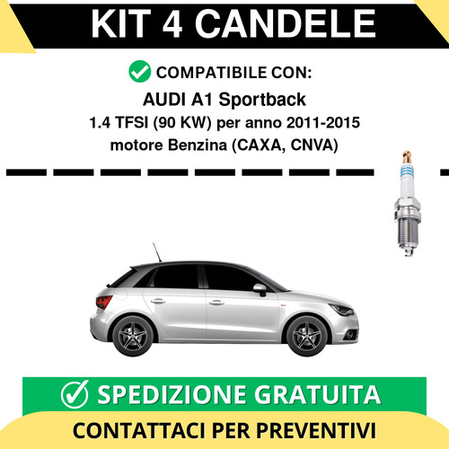 Kit candele per - audi, a1