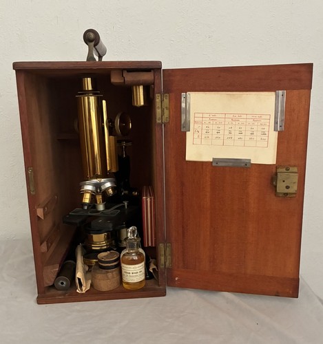 Antico microscopio watson - microscopio, &