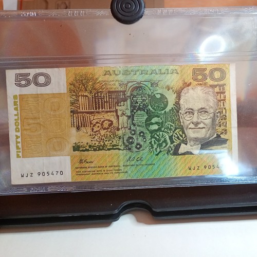 Banconota australia dollari - banconota, 50