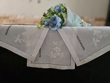 Set 3 centrini ricamati a mano