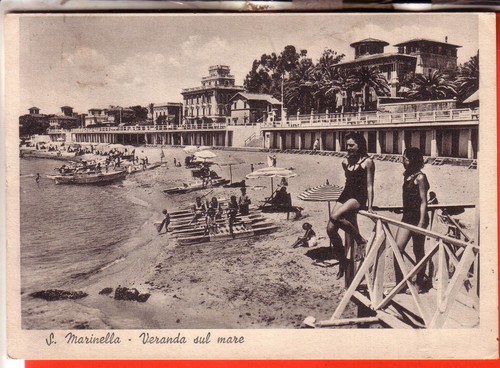 Cartolina santa marinella - ,