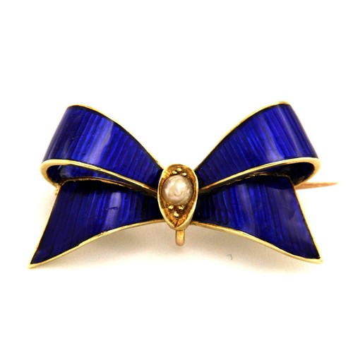 Antica spilla fiocco nastro - spilla,