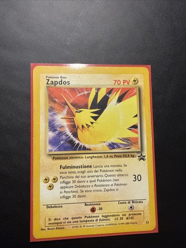 Zapdos promo blackstar - zapdos, 23