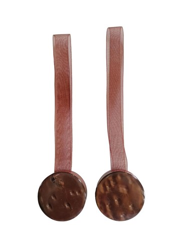 Coppia calamite per tende - di,