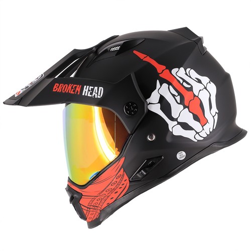 Broken head casco - head, enduro