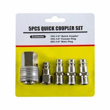 Set 5 Innesti Rapidi Per Tubo