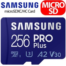 256GB Samsung PRO Plus Micro SD Karte U3 A2 SDXC Class 10 Scheda di Memoria