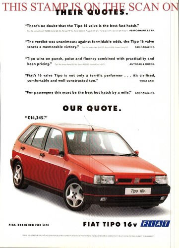 Fiat tipo 16v saloon - 'tipo, 16v'