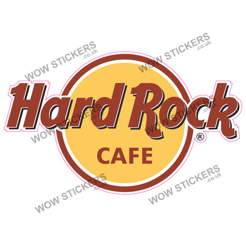 Adesivo hard rock cafe - adesivo,