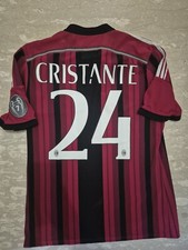 maglia milan 2014 2015 match worn cristante serie a tim
