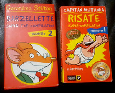 2 LIBRI: CAPITAN MUTANDA N.1 - RISATE SUPER COMPILATION, GERONIMO STILTON BARZEL
