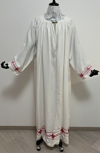 Camice antico con bordo - , rosso