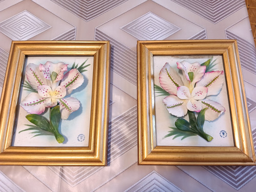Coppia quadri con fiore - coppia,